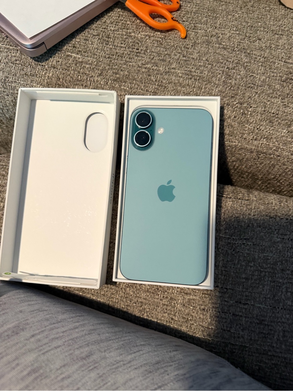 Apple iPhone in Mint Green with Dual Camera